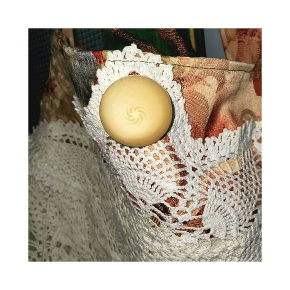 Boho Handbag Unique Gypsy Purse Hippie Bag Vintage Crochet Lace Doilies Fringe - Picture 5 of 11